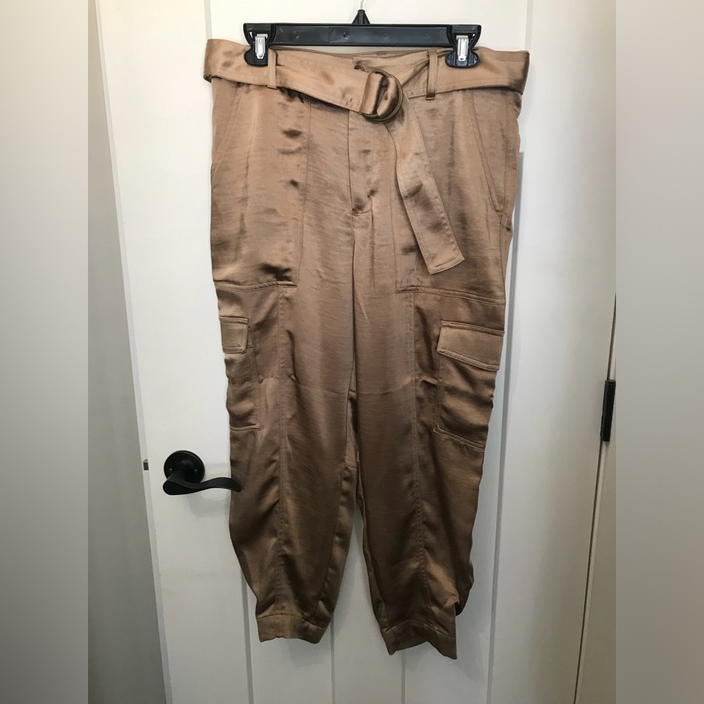 Banana Republic Tan Ankle Cropped Pants